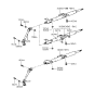 Diagram for 1995 Hyundai Accent Steering Column - 56300-22600