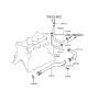 Diagram for 1996 Hyundai Accent Hose Clamp - 25473-23010