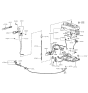 Diagram for 1995 Hyundai Accent Shift Indicator - 43770-22730-CA