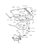 Diagram for 1998 Hyundai Accent Lift Support - 81770-22200