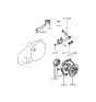 Diagram for 1998 Hyundai Accent Clutch Fork - 41430-22610