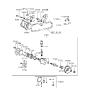 Diagram for 1997 Hyundai Accent Power Steering Pump - 57110-22002