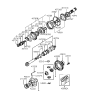 Diagram for 1997 Hyundai Accent Differential - 45822-22600