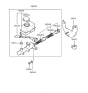 Diagram for 1996 Hyundai Accent Brake Master Cylinder - 58510-22000