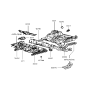 Diagram for 1996 Hyundai Accent Floor Pan - 65111-22301