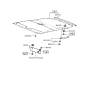 Diagram for 1996 Hyundai Accent Sun Visor - 85201-22701-IA