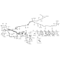 Diagram for 1998 Hyundai Accent Hydraulic Hose - 58737-22000