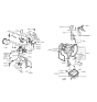 Diagram for 1999 Hyundai Accent Transfer Case - 45240-22504