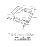 Diagram for 1999 Hyundai Accent Windshield - 86110-22000