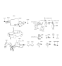 Diagram for Hyundai Accent ABS Sensor - 95681-22100