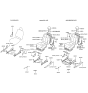 Diagram for 1995 Hyundai Accent Seat Cover - 88170-22001-FKH