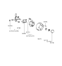 Diagram for Hyundai Accent Wheel Hub - 52710-22000