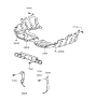 Diagram for 1995 Hyundai Accent Air Deflector - 29135-22000