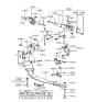 Diagram for 2003 Hyundai Accent Engine Mount Bracket - 21670-26002
