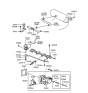 Diagram for 1998 Hyundai Accent Fuel Rail - 35304-22031