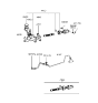 Diagram for 1998 Hyundai Accent Clutch Master Cylinder - 41660-22A02