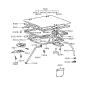 Diagram for 1995 Hyundai Accent Sunroof - 81610-22000-FY