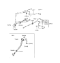 Diagram for 1997 Hyundai Accent Radiator Hose - 25411-22010