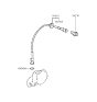 Diagram for Hyundai Speedometer Cable - 94240-22000
