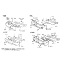 Diagram for 1996 Hyundai Accent Bumper - 86510-22201