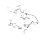 Diagram for 1998 Hyundai Accent Crankcase Breather Hose - 31342-22550