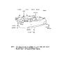 Diagram for 1999 Hyundai Accent Bumper - 86610-22200