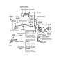 Diagram for 1998 Hyundai Accent Door Latch Cable - 81371-22000