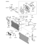 Diagram for 2009 Hyundai Tucson Radiator - 25310-2E401