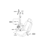 Diagram for 2006 Hyundai Tucson Seat Belt - 88810-2E510-WK