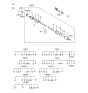 Diagram for 2006 Hyundai Tucson Axle Shaft - 49501-2E400