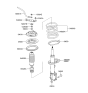 Diagram for Hyundai Tucson Shock Absorber - 54651-2E201