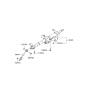 Diagram for 2004 Hyundai Tucson Steering Shaft - 56400-2E000