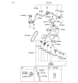 Diagram for 2009 Hyundai Tucson A/C Hose - 97775-2E100