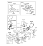 Diagram for Hyundai Santa Fe Cigarette Lighter - 95120-0W000-WK