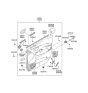 Diagram for 2004 Hyundai Tucson Weather Strip - 82231-2E000