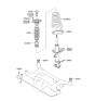 Diagram for Hyundai Tucson Control Arm Bolt - 54645-2E000