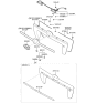 Diagram for Hyundai Tucson Emblem - 86300-2E000