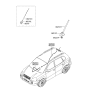 Diagram for 2008 Hyundai Tucson Antenna - 96210-2E000