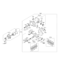 Diagram for 2008 Hyundai Tucson Differential Cover - 53075-39200
