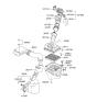 Diagram for 2007 Hyundai Tucson Air Duct - 28140-1F080