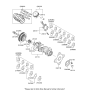Diagram for 2007 Hyundai Elantra Piston Ring Set - 23040-23400