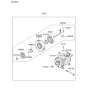 Diagram for 2009 Hyundai Tucson Idler Pulley - 97643-2E300