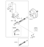 Diagram for 2007 Hyundai Tucson Brake Master Cylinder - 58510-1F510