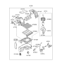 Diagram for 2009 Hyundai Genesis Coupe Cabin Air Filter - 2SF79-AQ000