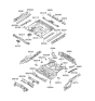 Diagram for Hyundai Floor Pan - 65511-2E010