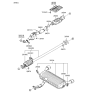 Diagram for 2005 Hyundai Tucson Exhaust Hanger - 28658-2E000