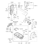 Diagram for 2008 Hyundai Tiburon Crankshaft Seal - 21440-23500