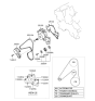 Diagram for Hyundai Elantra Water Pump Pulley - 25221-23020