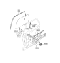 Diagram for 2004 Hyundai Tucson Window Motor - 83460-2E000