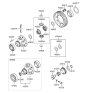 Diagram for 2005 Hyundai Tucson Differential - 43322-39600